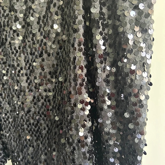 EUC size Large black sequin mini skirt by Studio Y. Perfect for the holidays! - Picture 2 of 6